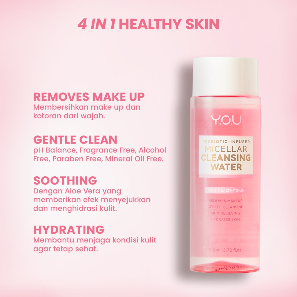 YOU Prebiotic Infused Micellar Cleansing Water 110ml