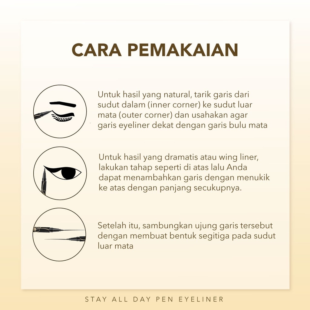 YOU Stay All Day Pen Eyeliner - 01 Black