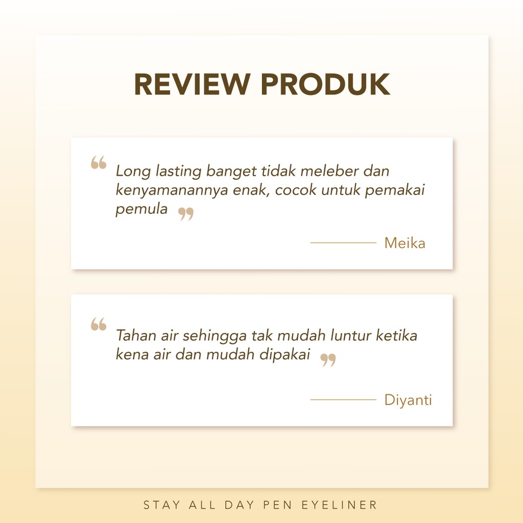 YOU Stay All Day Pen Eyeliner - 01 Black