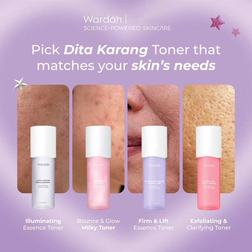 Wardah Renew You Argireline Peptide Matrixyl 3000 Firm & Lift Essence Toner 100ml