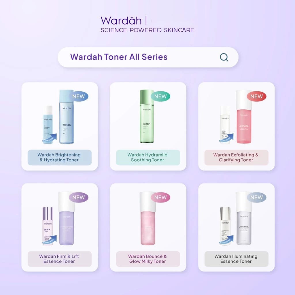 Wardah Renew You Argireline Peptide Matrixyl 3000 Firm & Lift Essence Toner 100ml