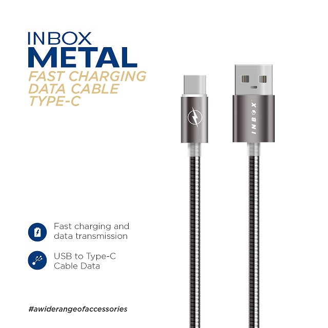 Inbox Kabel Metal - Type-C 3A