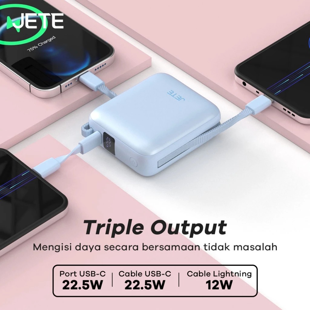 JETE Powerbank B7 Series 10000 mAh