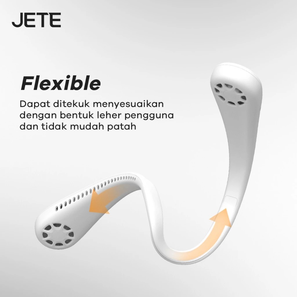 JETE NF1 Portable Neck Fan with 3 Speed (Kipas Angin Leher Portable)