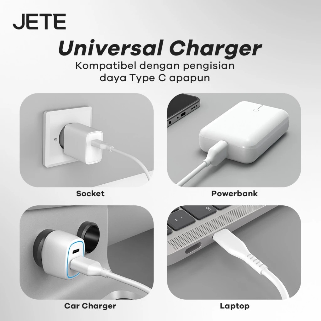 JETE NF1 Portable Neck Fan with 3 Speed (Kipas Angin Leher Portable)