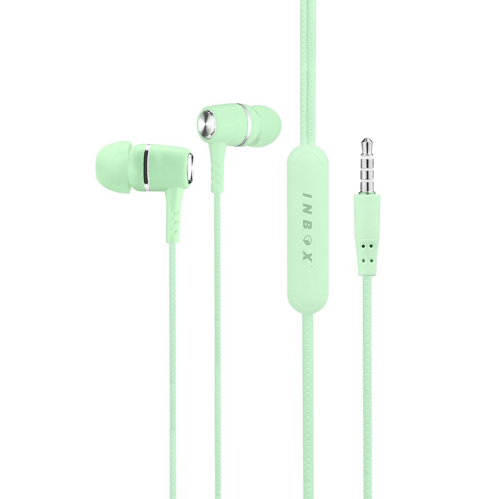 Inbox Earphone Rainbow 01 (Handsfree Macaron)