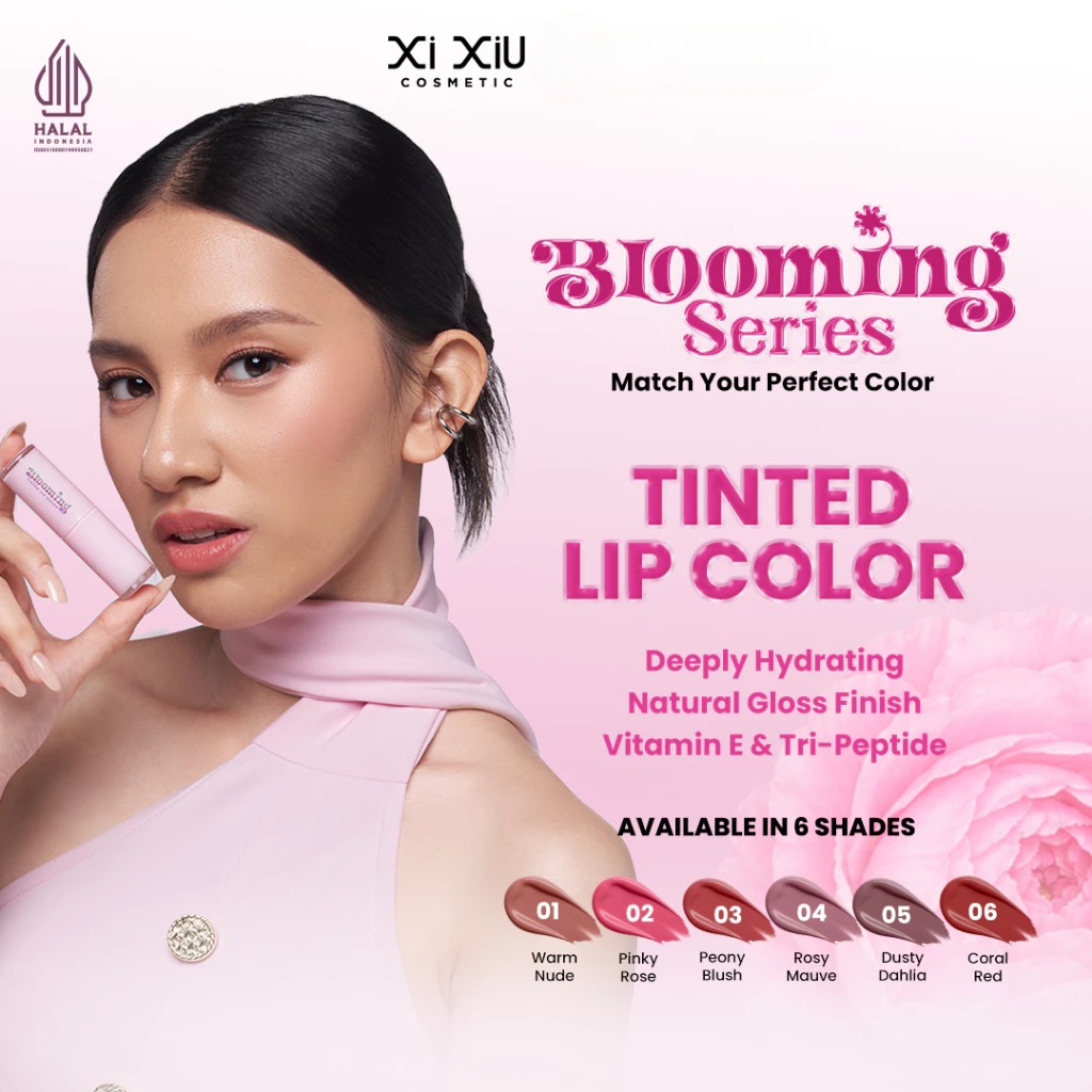 Xi Xiu Divine Blooming Tinted Lip Color 3.8gr - 806 Coral Red