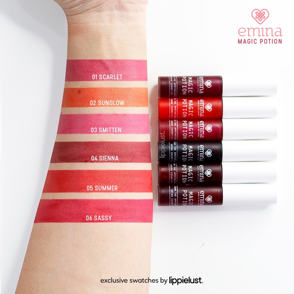 Emina Magic Potion Lip Tint 5,5ml - 01 Scarlet Emina Magic Potion Lip Tint 5,5ml - 01 Scarlet