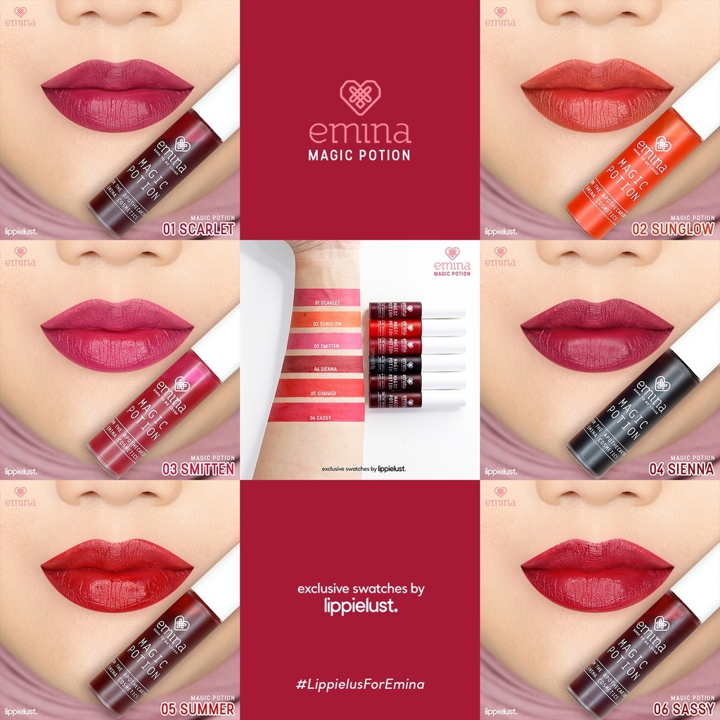 Emina Magic Potion Lip Tint 5,5ml - 01 Scarlet Emina Magic Potion Lip Tint 5,5ml - 01 Scarlet