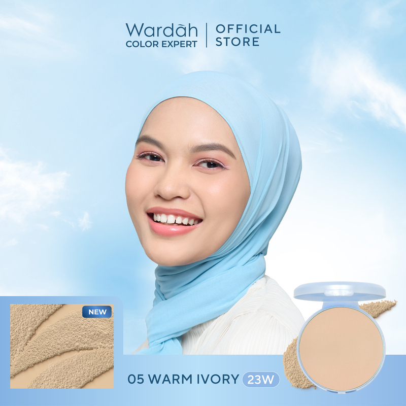 Wardah Lightening Powder Foundation Light Feel 12gr REFILL 05 Warm Ivory (23W)