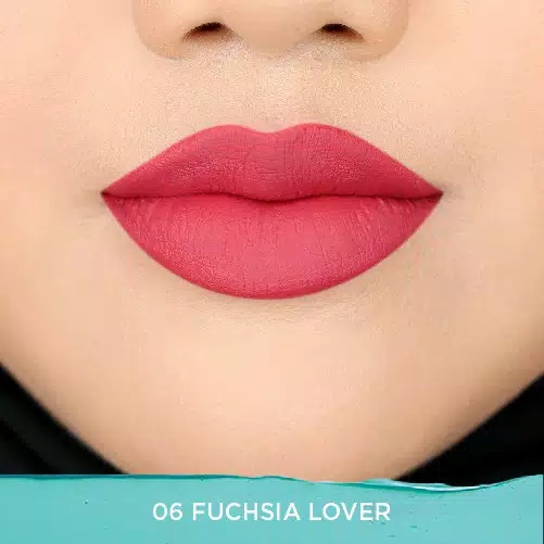Wardah Colorfit Velvet Matte Lip Mousse 06 Fuchsia Lover