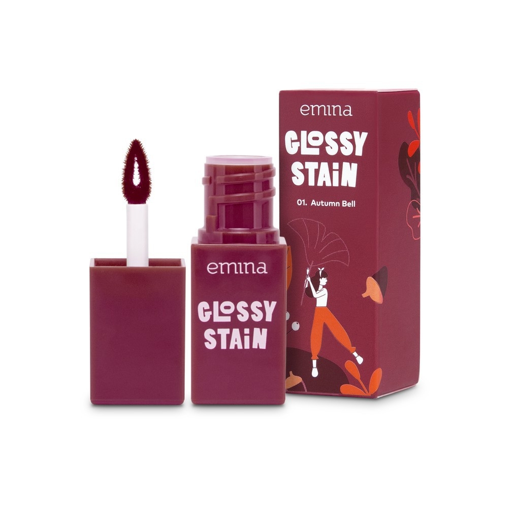 Emina Glossy Stain Liptint 3g - 01 Autumn Bell