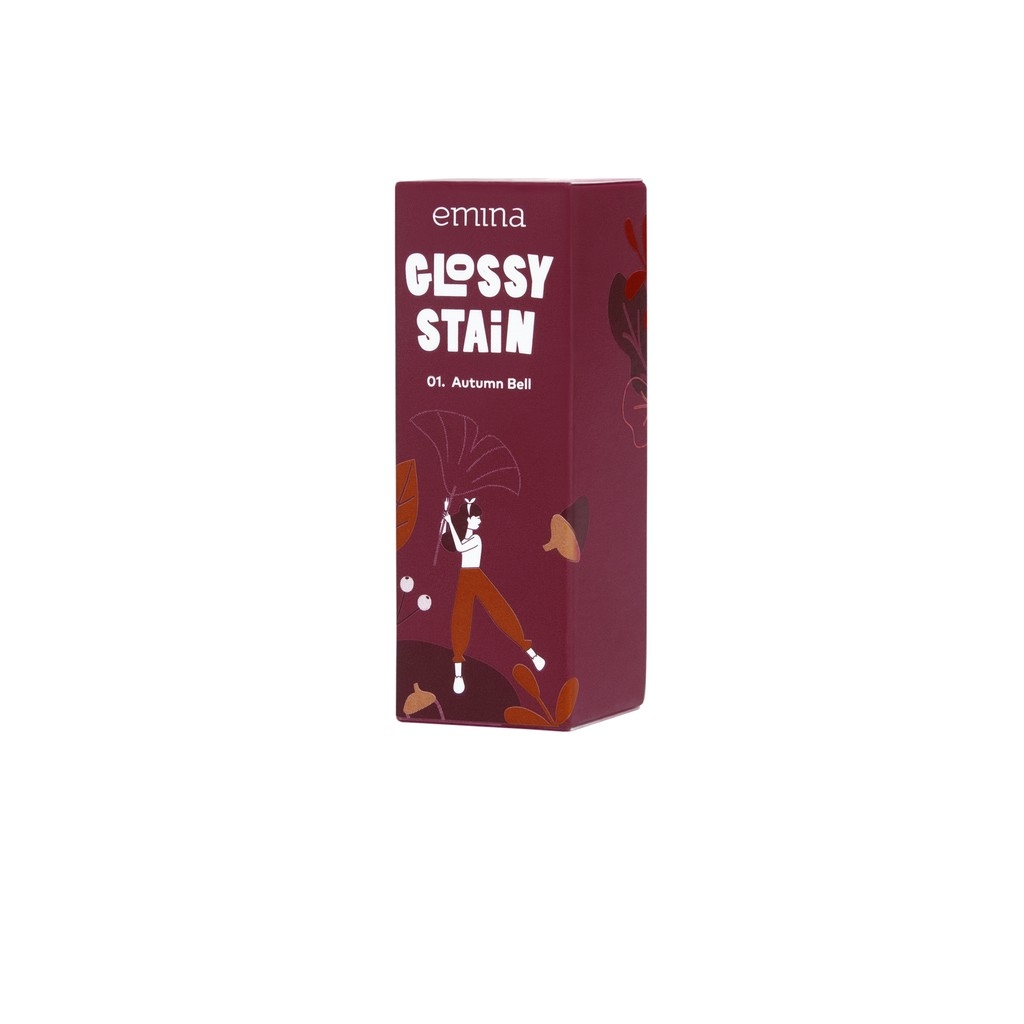 Emina Glossy Stain Liptint 3g - 01 Autumn Bell