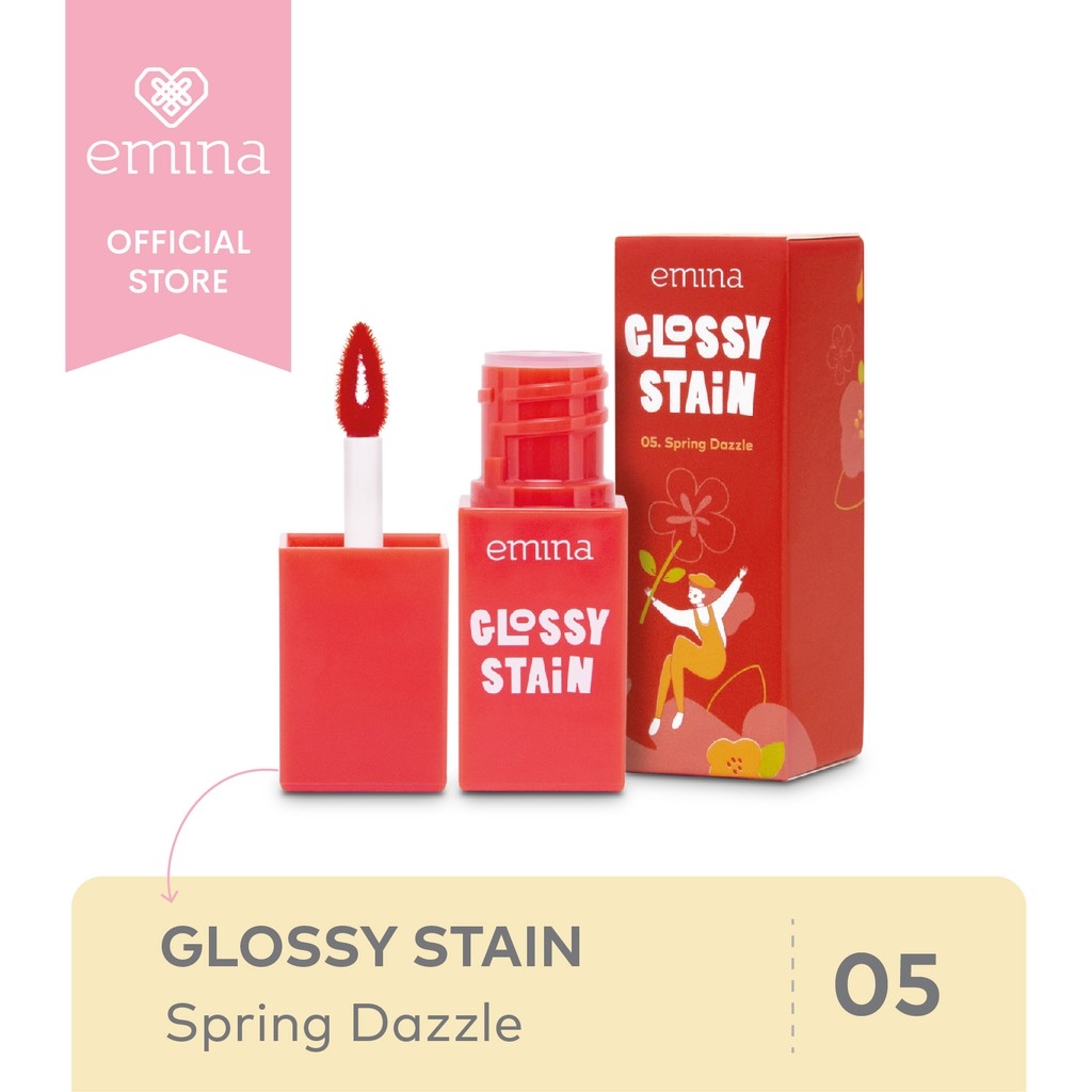 Emina Glossy Stain Liptint 3g - 05 Spring Dazzle