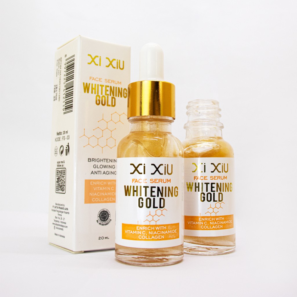 Xi Xiu Face Serum Whitening Gold 20ml Xi Xiu Face Serum Whitening Gold 20ml