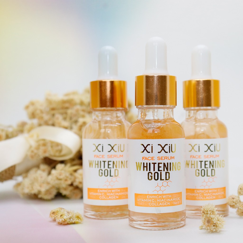 Xi Xiu Face Serum Whitening Gold 20ml Xi Xiu Face Serum Whitening Gold 20ml
