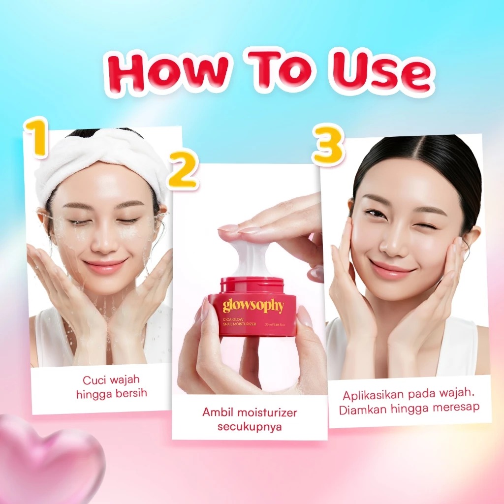 Glowsophy Cica Glow Snail Moisturizer 30ml