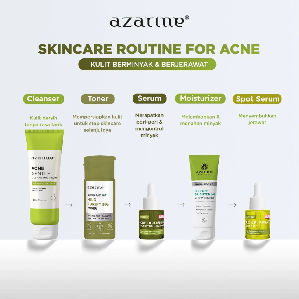 Azarine Acne Gentle Cleansing Foam 75ml