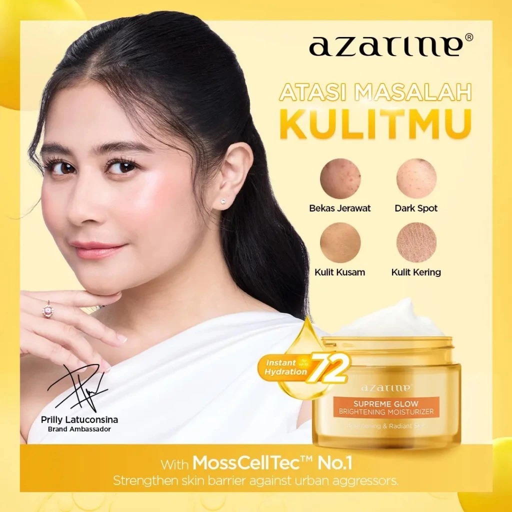 Azarine Barrier Moisturizer 30gr - Supreme Glow Brightening (Kulit Kering & Normal) Azarine Barrier Moisturizer 30gr - Supreme Glow Brightening (Kulit Kering & Normal)