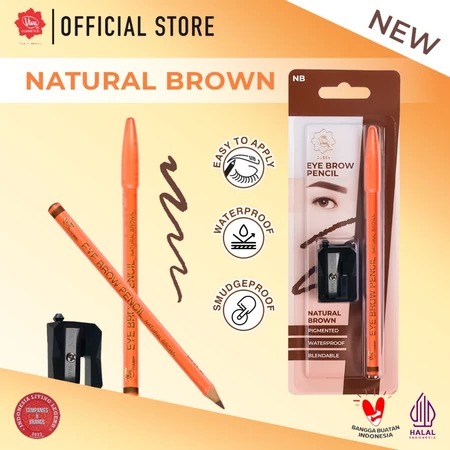 VIVA Pensil Alis Natural Brown (Eyebrow Pencil) VIVA Pensil Alis Natural Brown (Eyebrow Pencil)