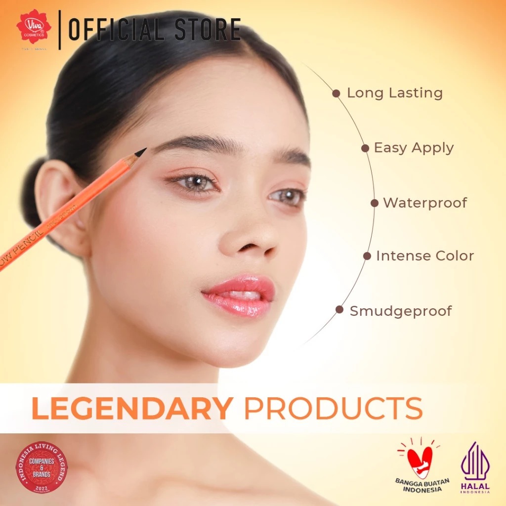 VIVA Pensil Alis Natural Brown (Eyebrow Pencil)