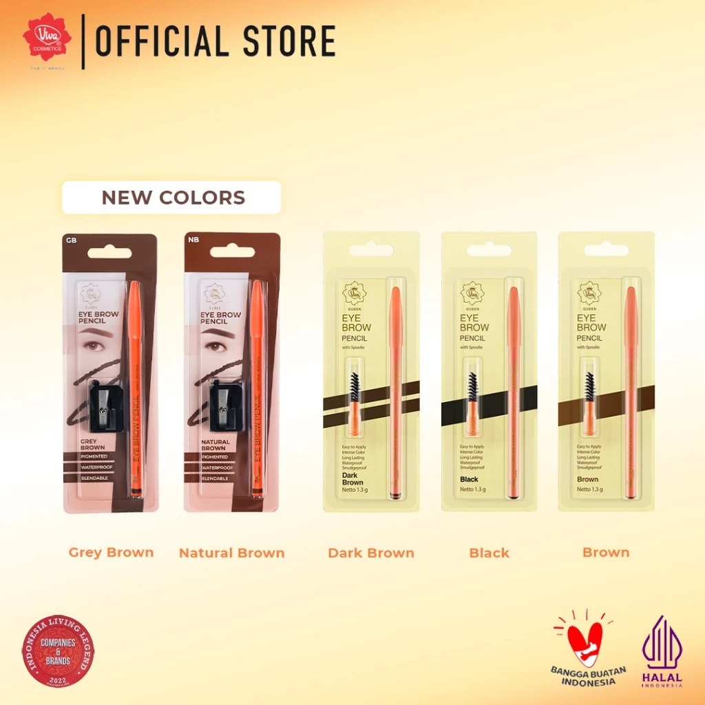 VIVA Pensil Alis Natural Brown (Eyebrow Pencil)