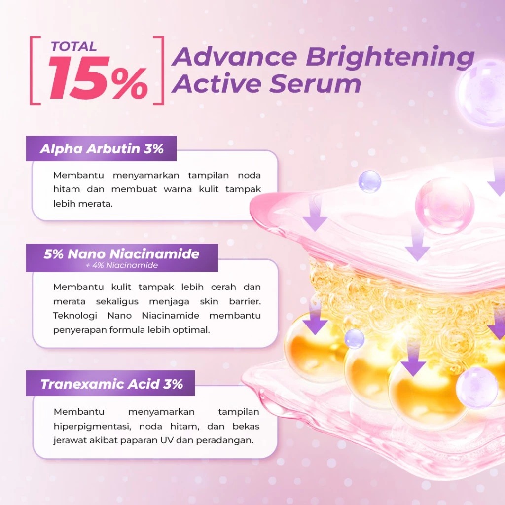 Facetology Triple Care Serum 15ml - 15% Total Advanced Brightening Active Serum