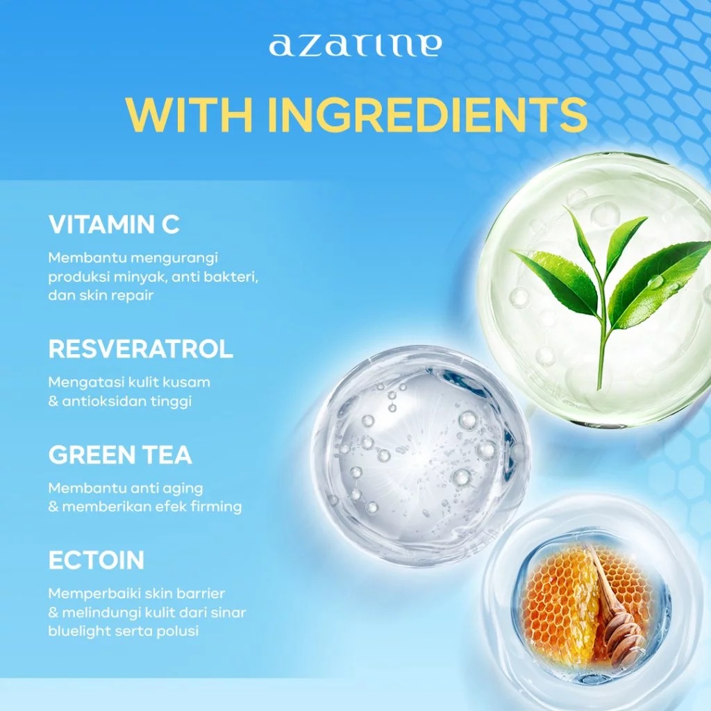 Azarine Herbal Essential Hydrasoothe Sunscreen Gel SPF 45 PA++++ 50ml
