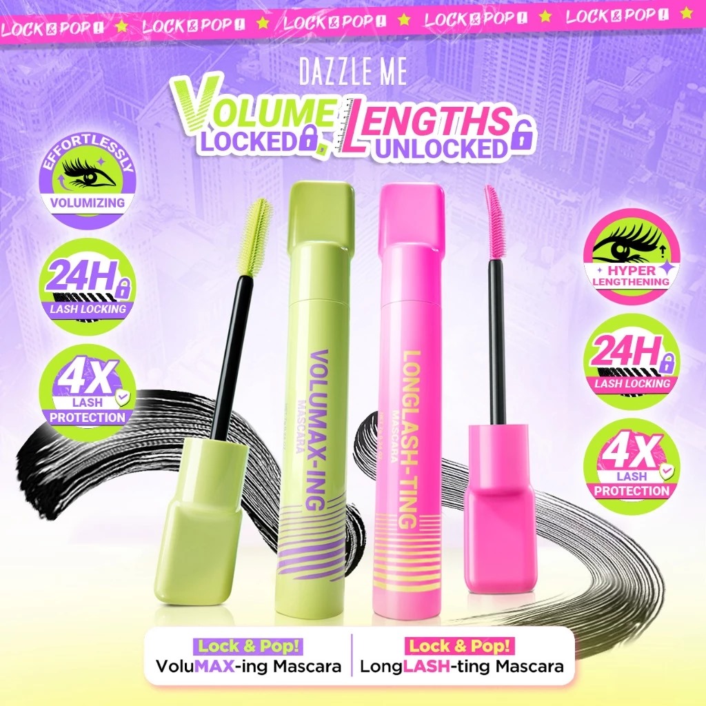 Dazzle Me Lock&Pop! Volumax-ing Mascara 7gr