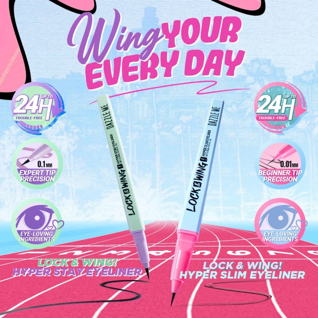 Dazzle Me Lock&Wing! Hyper Stay Eyeliner 0.55ml