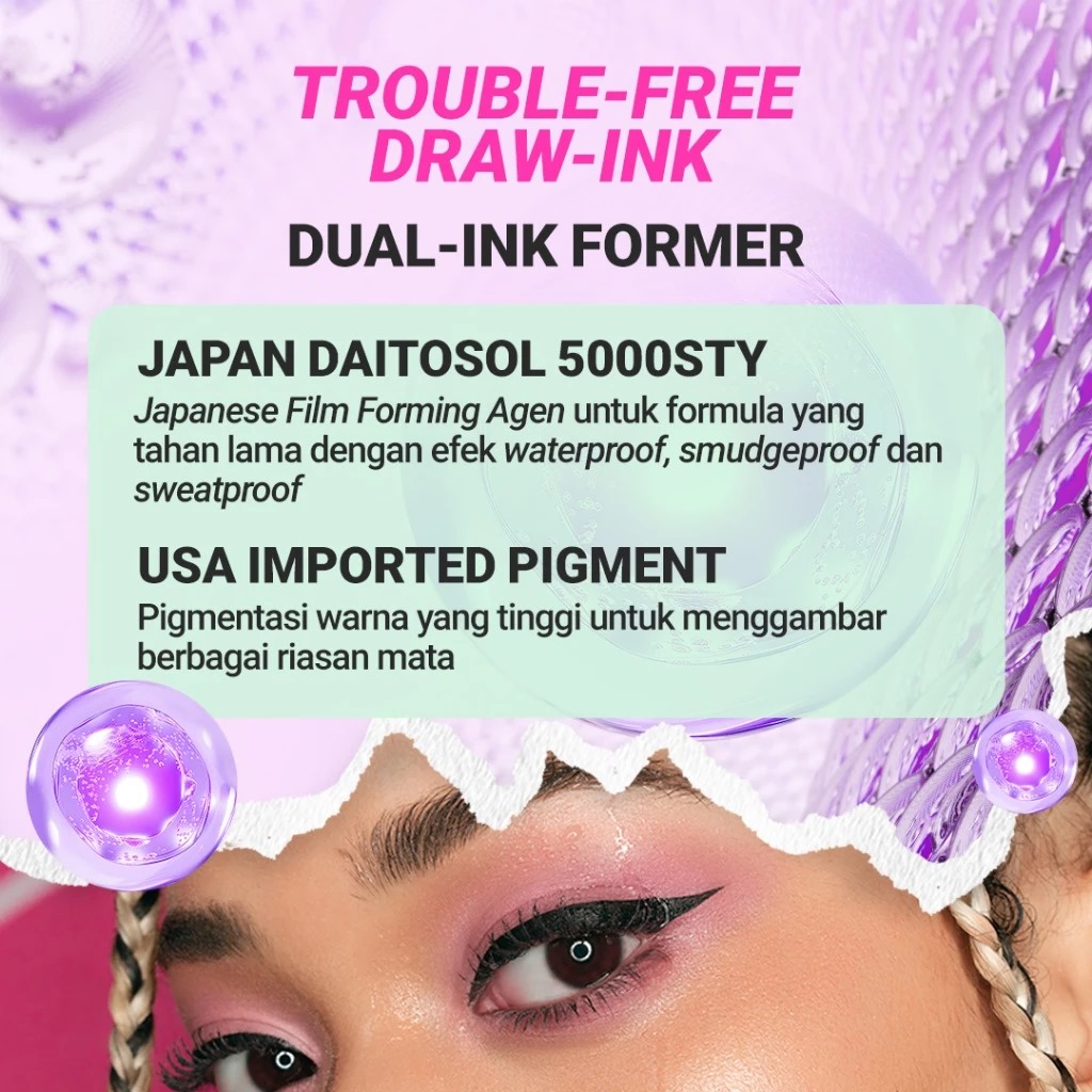 Dazzle Me Lock&Wing! Hyper Stay Eyeliner 0.55ml