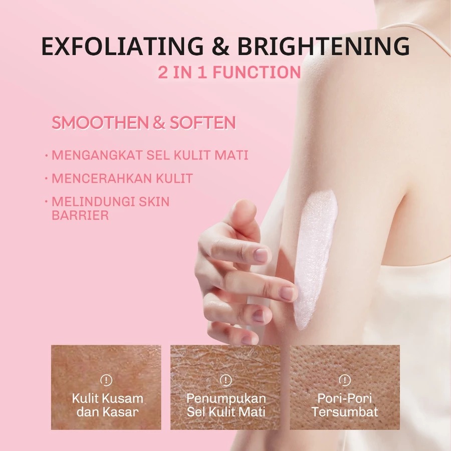 Lavojoy Let It Glow Body Scrub Delicate Rose 180gr