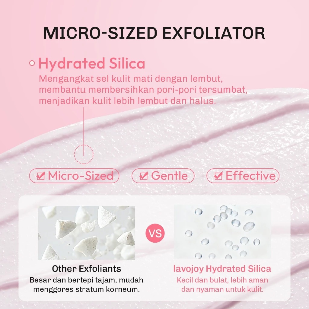 Lavojoy Let It Glow Body Scrub Delicate Rose 180gr