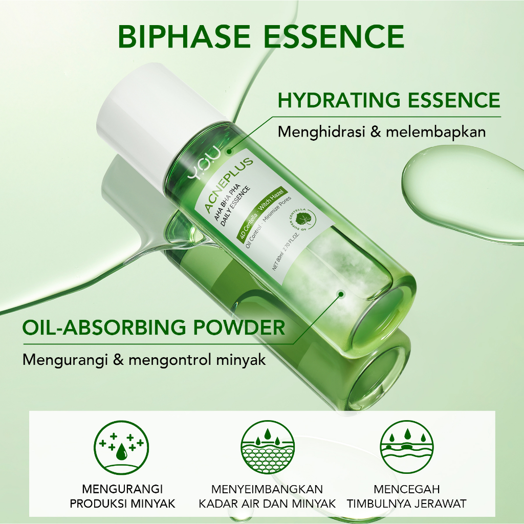 YOU Acneplus AHA BHA PHA Daily Essence 80ml