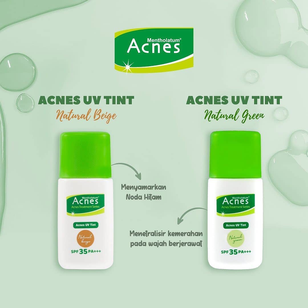 ACNES UV Tint SPF35 PA+++ Natural Green 30gr