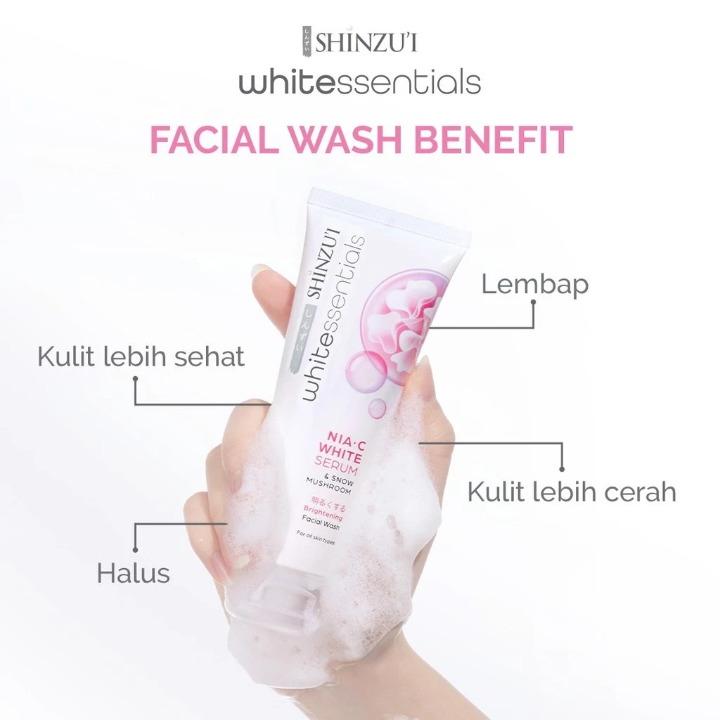 Shinzui Whitessentials Brightening Facial Wash Snow Mushroom 20ml (Travel Size) Shinzui Whitessentials Brightening Facial Wash Snow Mushroom 20ml (Travel Size)
