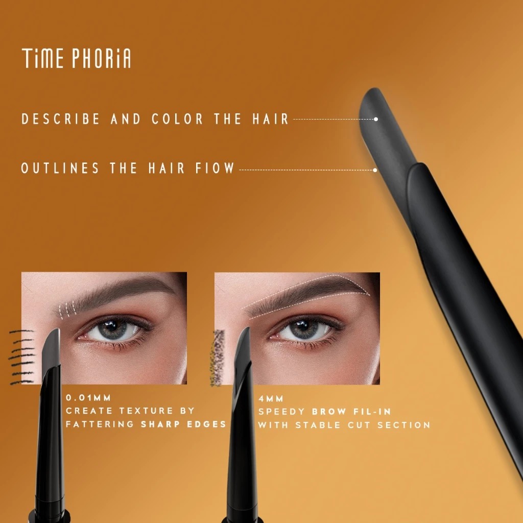 Time Phoria Genesis Superstay Eyebrow Pencil 0.2gr - 02 Mud