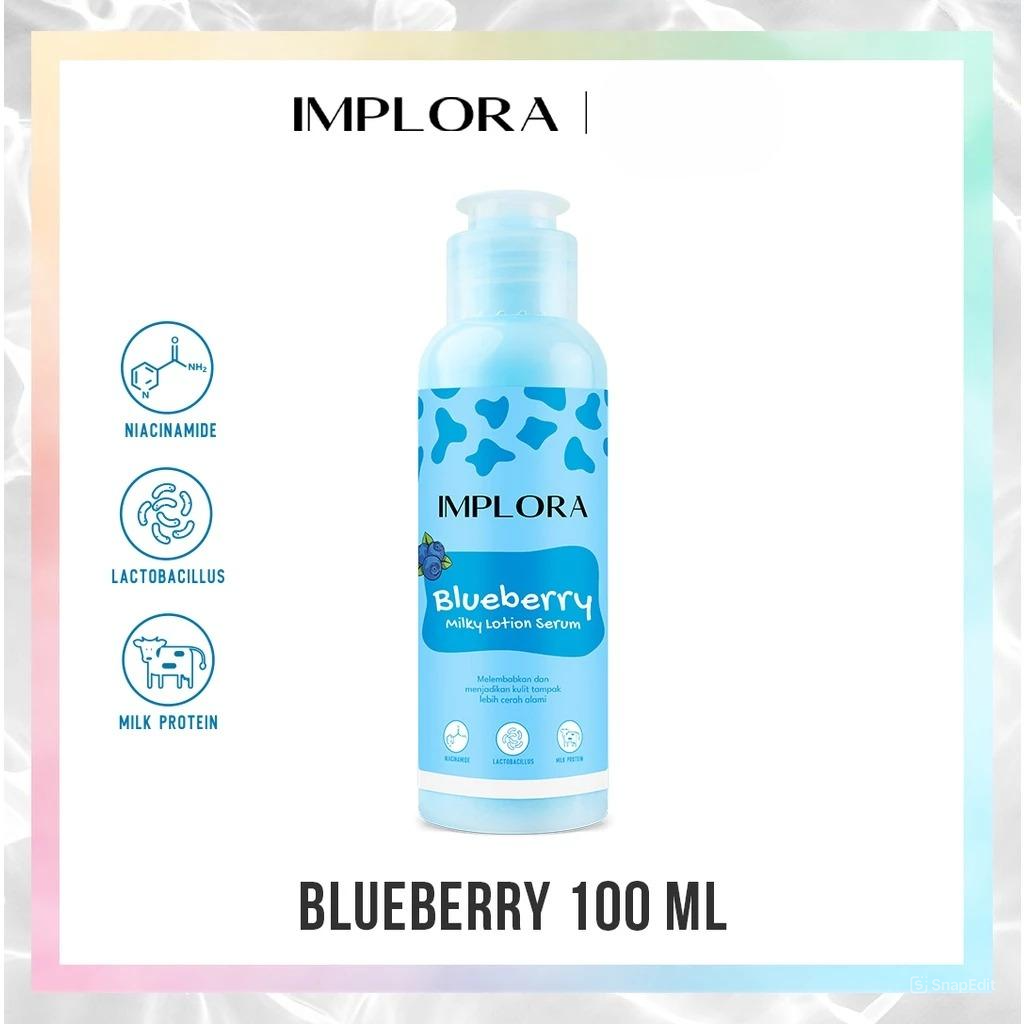 Implora Milky Lotion Serum 100ml - Blueberry * Implora Milky Lotion Serum 100ml - Blueberry *