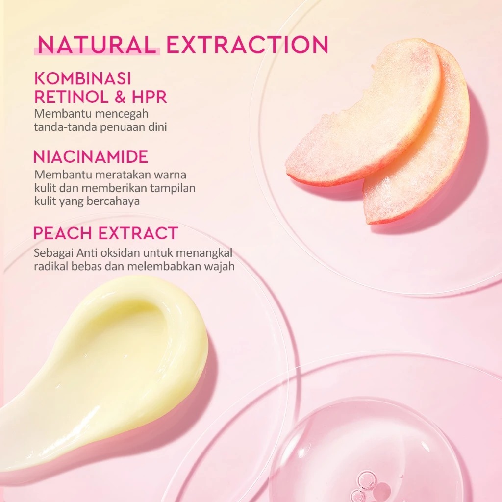 Glad 2 Glow Moisturizer - Peach Retinol 100gr