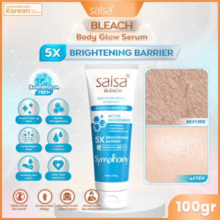 Salsa Bleach Body Glow Serum 100gr - Symphony (for Calm & Repair Skin)