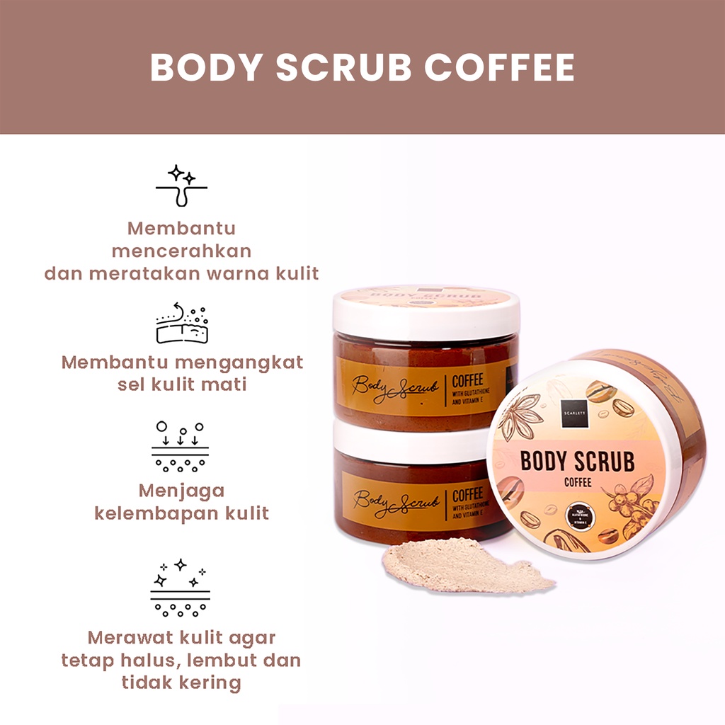 SCARLETT Body Scrub Coffee 250ml