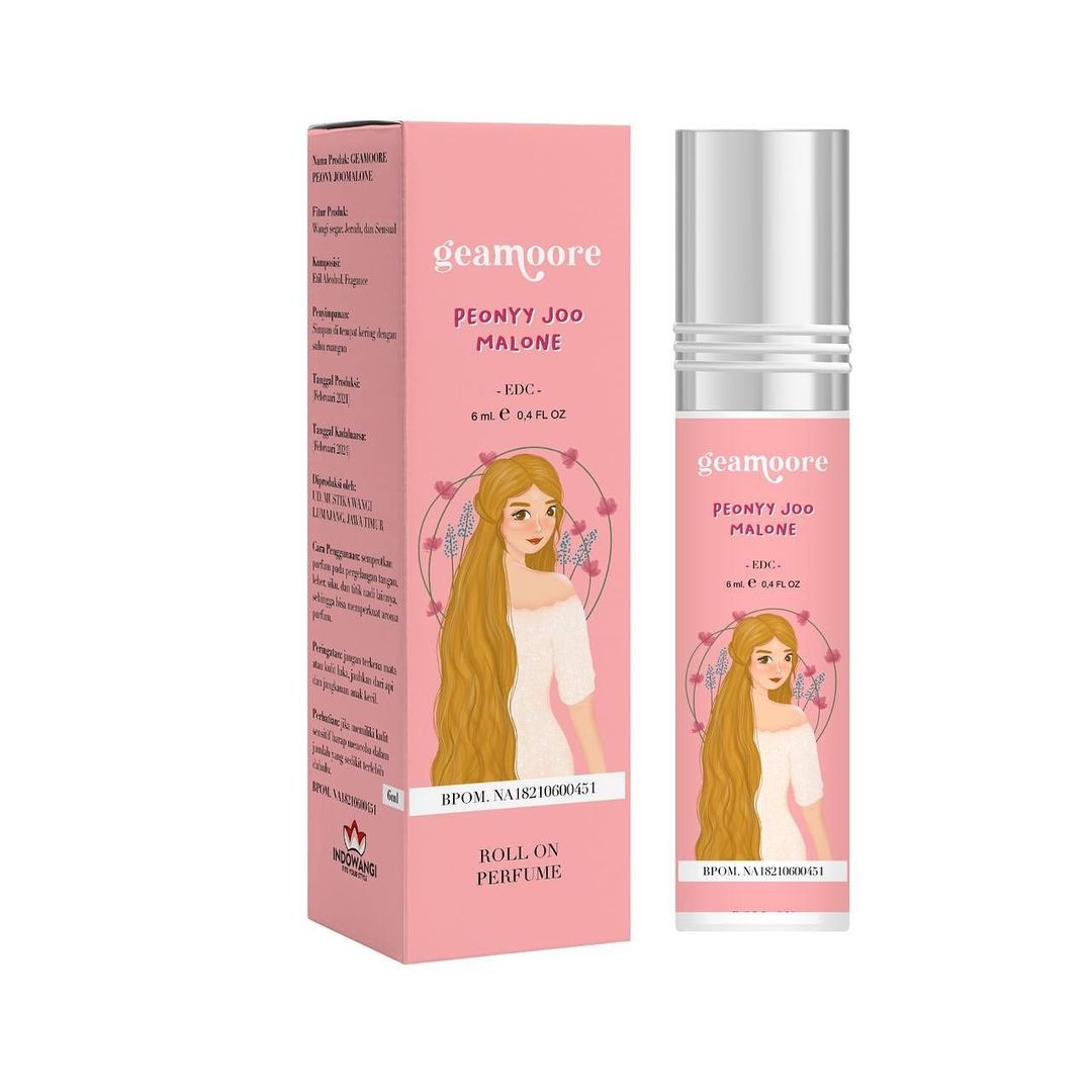 Geamoore Parfum Roll On 6ml - Pink Peony Jo Malone