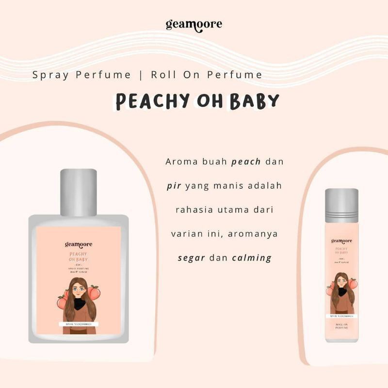 Geamoore Parfum Roll On 6ml - Peachy Oh Baby