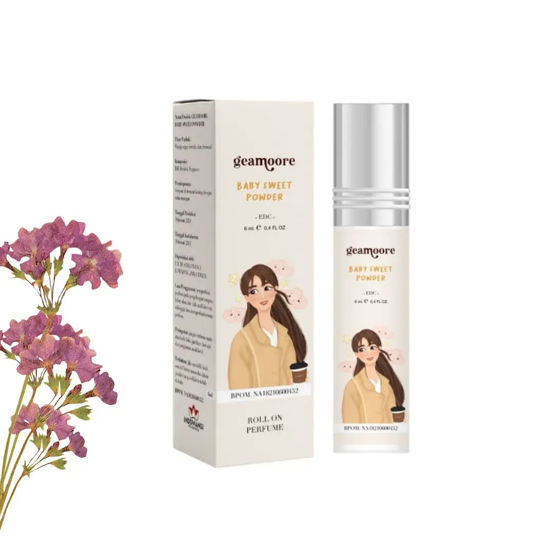 Geamoore Parfum Roll On 6ml - White Baby Sweet Powder