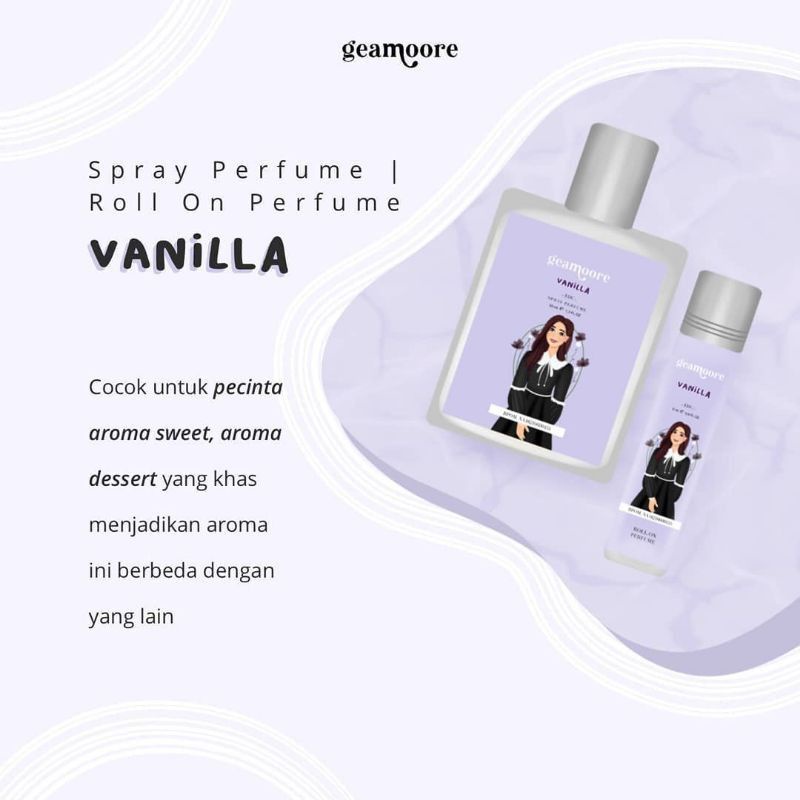 Geamoore Parfum Roll On 6ml - Purple Vanilla