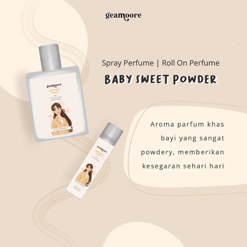Geamoore Parfum Spray 30ml - White Baby Sweet Powder
