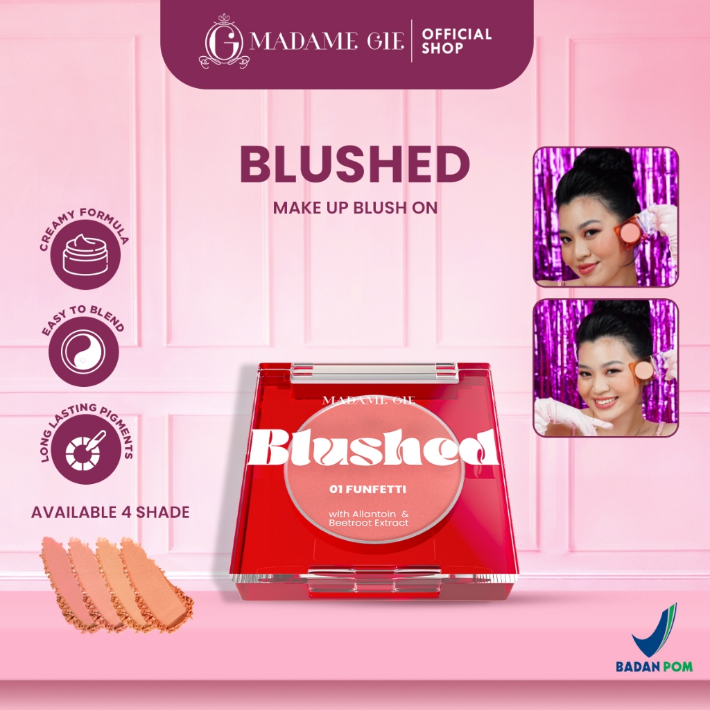 Madame Gie Blushed 8gr - 01 Funfetti Madame Gie Blushed 8gr - 01 Funfetti