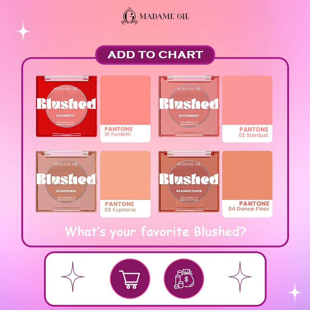 Madame Gie Blushed 8gr - 01 Funfetti Madame Gie Blushed 8gr - 01 Funfetti