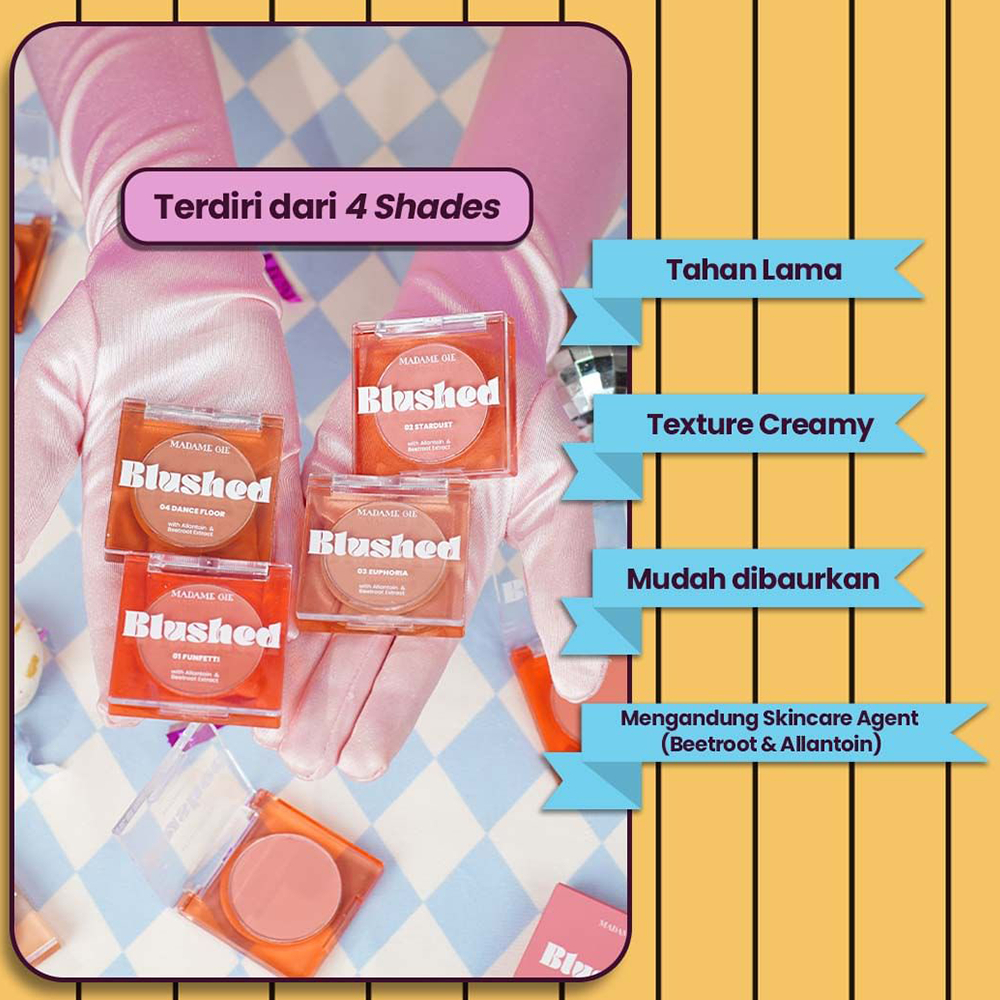Madame Gie Blushed 8gr - 01 Funfetti Madame Gie Blushed 8gr - 01 Funfetti