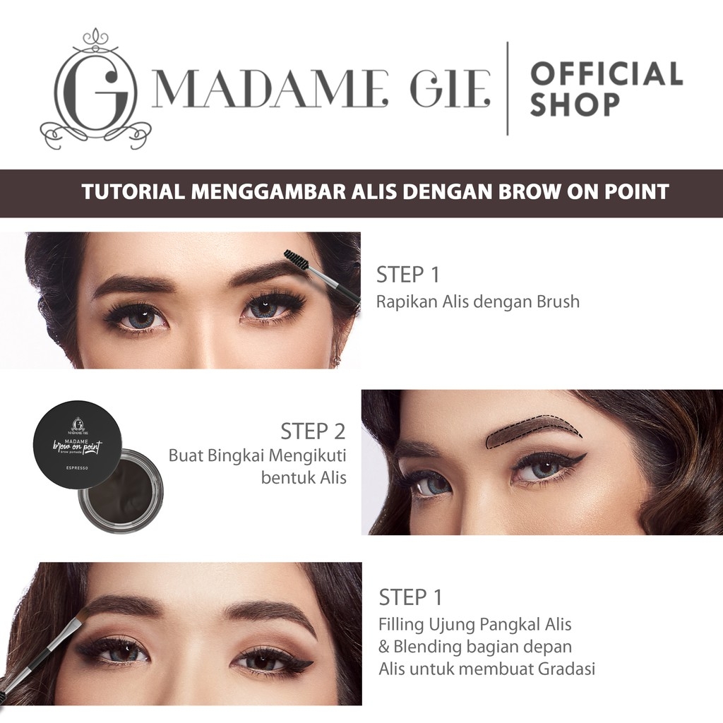 Madame Gie Brow On Point 02 Espresso Madame Gie Brow On Point 02 Espresso